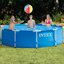 Intex Swimming Pool Metal Frame Outdoor Garden Summer Water Centre-91534296