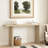 Console Table With Triangle Design Legs-114236104
