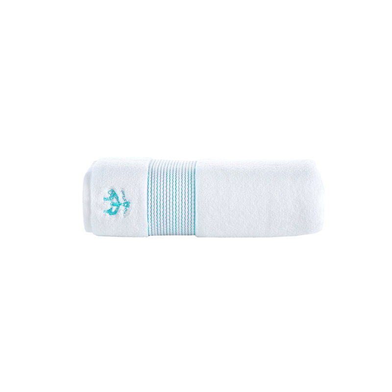 Serviette de bain en coton turc, Verre de mer