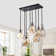 Manon 8 - Light Black Cluster Pendant