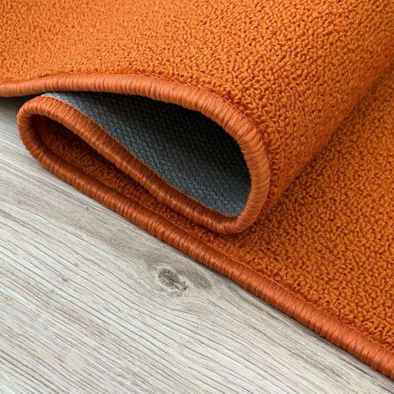 Custom Size Orange Runner Rug, Runner 2'2" x 12'