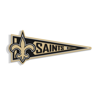 NFL New Orleans Saints Pennant Sign