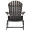 Chaise Adirondack pliable rustique en bois d'acacia pour le confort extérieur-1276406522