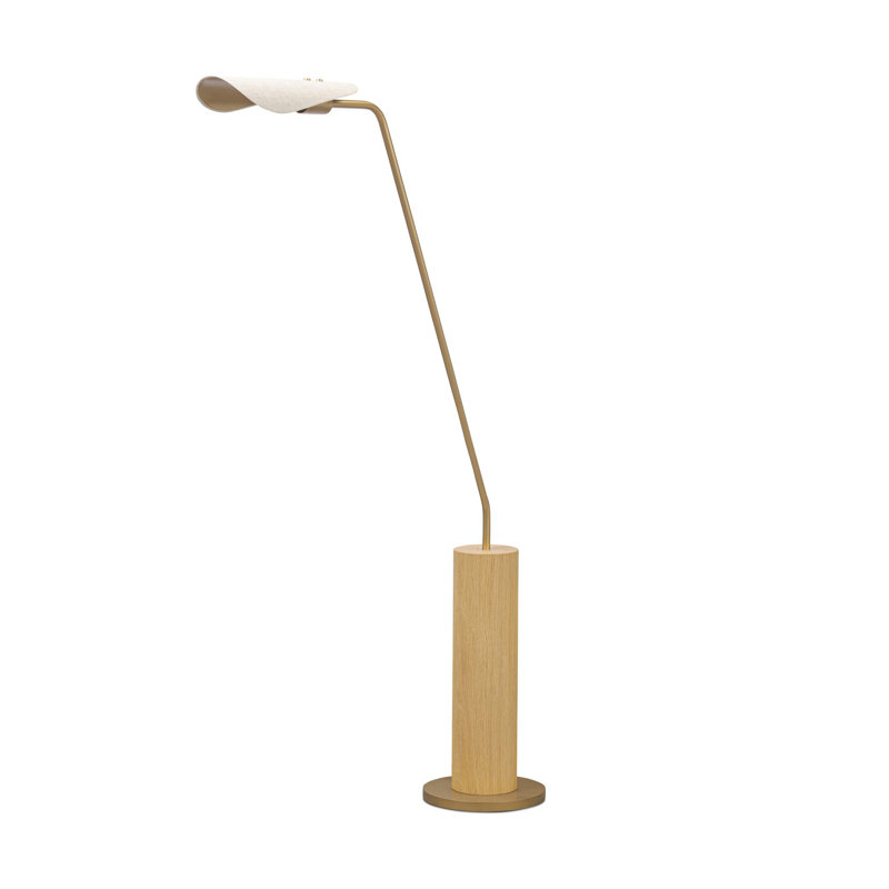 Astrid Floor Lamp, Flax Linen