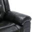 Fauteuil inclinable manuel et pivotant à 360 ° de cinéma maison avec accoudoirs larges