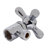 LA-Style Pedestal Sink Kit with P-Trap, Supply Lines, Flanges and Cross Handle Angle Stops-37193201