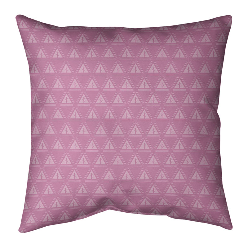 Coussin Theo Nath, 18 po x 18 po, Duvet synthétique, Rose frais