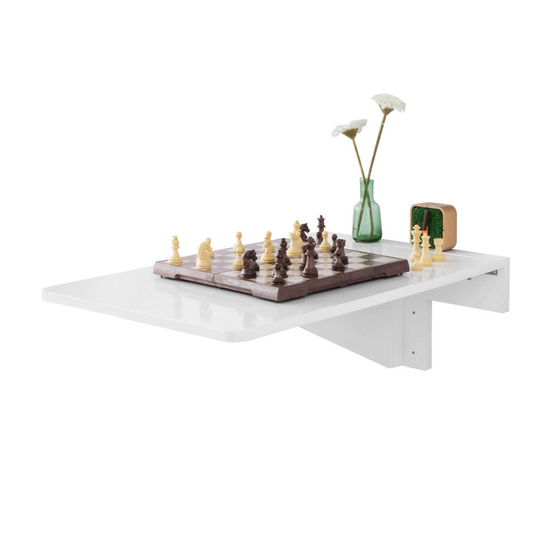 Stali 45cm Rectangular Folding Table, White