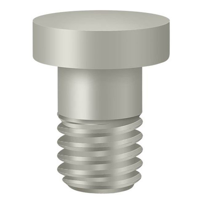Extended Button Center Hinge Tip, Satin Nickel
