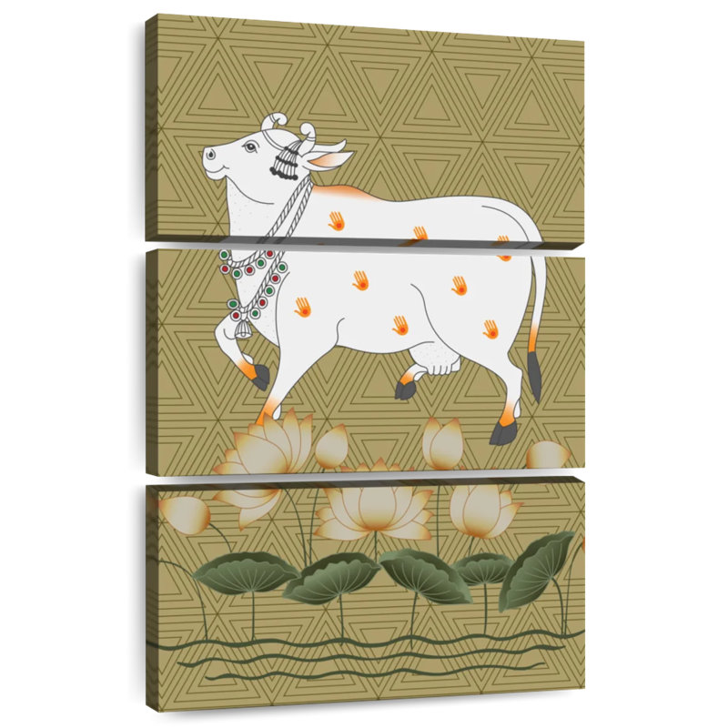 Brampt Framed Cow, 32" H x 20" W