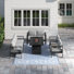 Brandtley 5 - Person Sofa Seating Group with Cushions and 55" Fire Pit Table