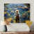 White Floater Framed Canvas
