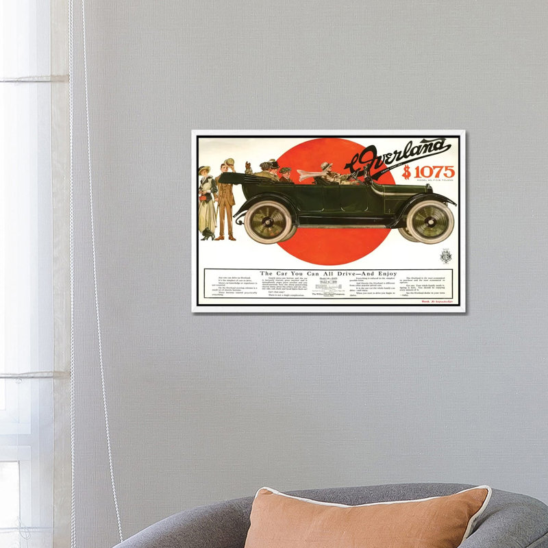 1915 Willys-Overland II Advert by The Advertising Archives - Floater Frame Gallery-Wrapped Canvas Giclée on Canvas, White