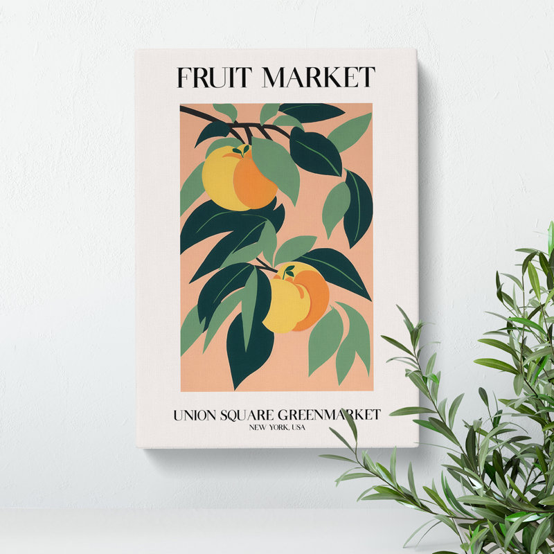 Union Square Fruit Market Exhibition 6 - Wrapped Canvas, 50cm H x 35cm W