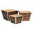 Cavorn Tapered Square Brown Planter Bucket-1937800478