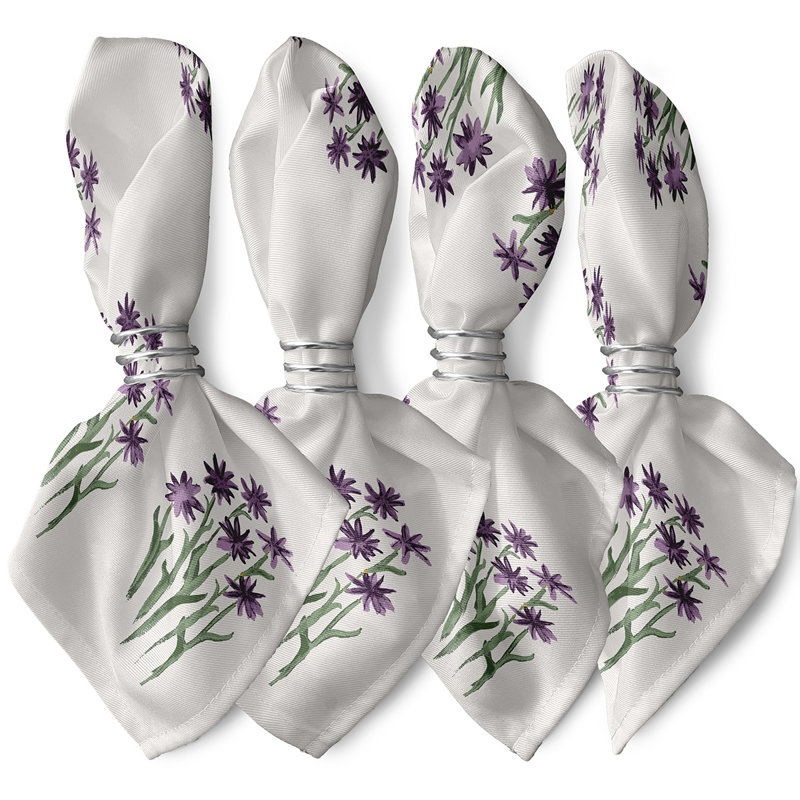 Lurdes Aster Napkins, Purple
