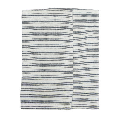 Boat Stripe Linen Striped Tea Towel