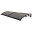 Auvent de porte / fenêtre rétractable en polycarbonate DENFER-102802389