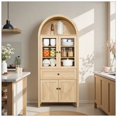 Dome Cabinet With Large Storage, Versatile Design For Multiple Scenarios, And High-Quality Craftsmanship