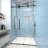 Julien 48" W x 76" H Single Sliding Frameless Shower Door with Heat Soaking Process and Protective Coating Treatment-1514647523