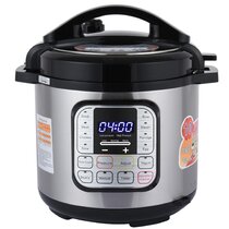 Bene Casa 900W 8L Electric Pressure Cooker Red, easy to use digital  controls, multi-function pressure cooker, built in automatic cooking  programs 