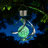 Solar-powered Openwork Ball Wind Chime Light