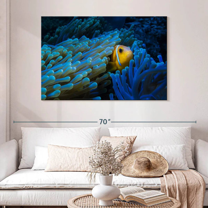 Lurking Clownfish, 32" H x 48" W