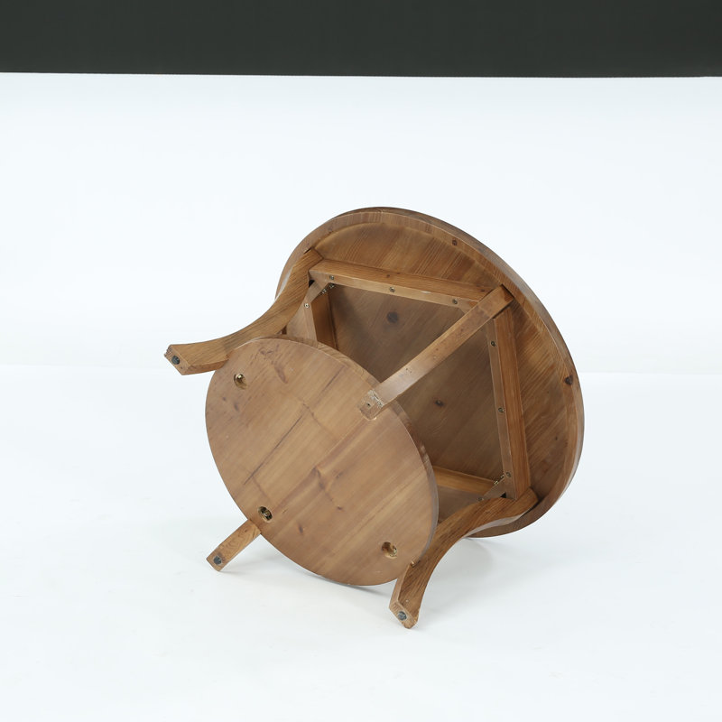Solid Wood Four Leg Coffee Table with Storage