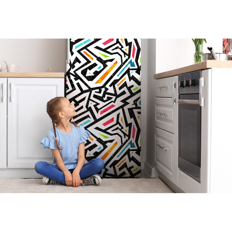 Abstract Door Decal