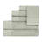 Honeycomb Textured Waffle Border Cotton Medium Weight 6 Piece Towel Set-107098889