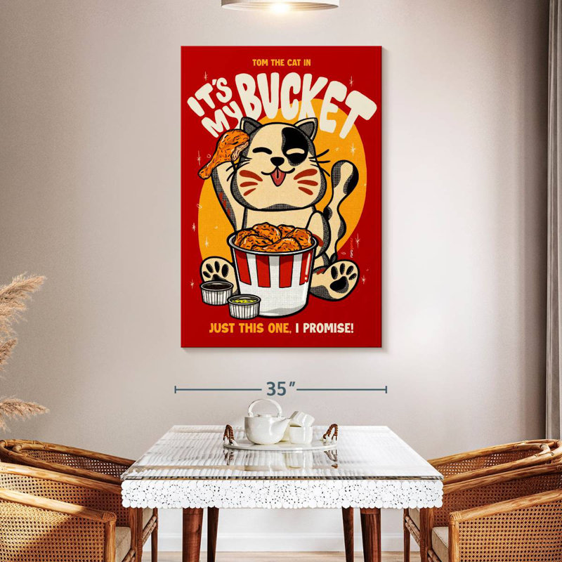 Yarlin It's My Bucket, 51" H x 34" W