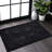 2X3 Machine Washable Rugs, Low-Pile, Non-Slip Back, Foldable, Ideal For Hallway - Black + Gray Area Carpets, Non-Shedding, Non-Slip, Bedroom, Kitchen-1455411972
