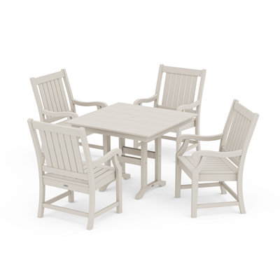 POLYWOOD x Birch Lane Verlyn 5-Piece Farmhouse Dining Set