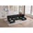 Loveseat Sofa 70.9" Freecombined Sectional Convertible Sofa Bed With Storage Space, Two Movable Ottomans, Four USB Ports And Two Cup Holders For Living Room, Green-534488076