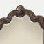 Miroir orné d'acajou