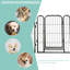 Heavy Duty 6 Panel Folding Metal Pet Playpen Dog Exercise Fence