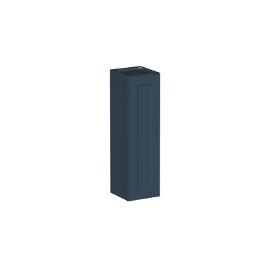 DL Cabinetry (prêt à assembler) Armoire murale à porte simple de style Shaker de l 42 po x H 42 po x P 12 po - gris Cyber