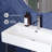 Claire 30" Ceramic Console Sink White Basin-1432270712