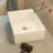 Novatto 20.5'' White Porcelain Rectangular Bathroom Sink with Overflow