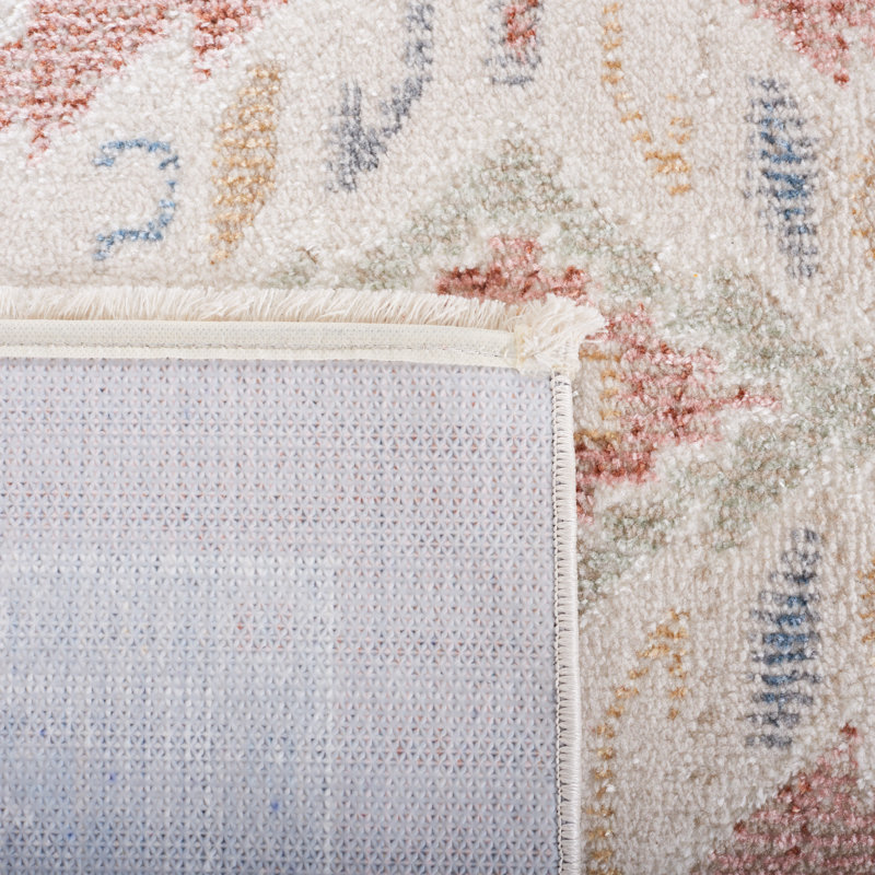Huguenot Machine Washable Oriental Area Rug, Rectangle 8' x 10'