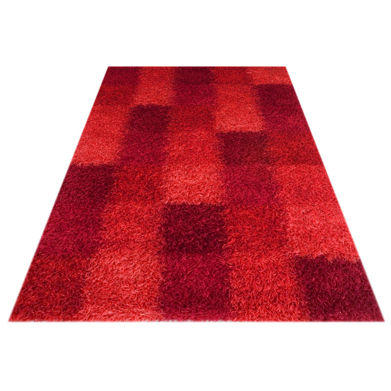 Kerala Geometric Hand Woven Shag 170cm X 240cm Area Rug