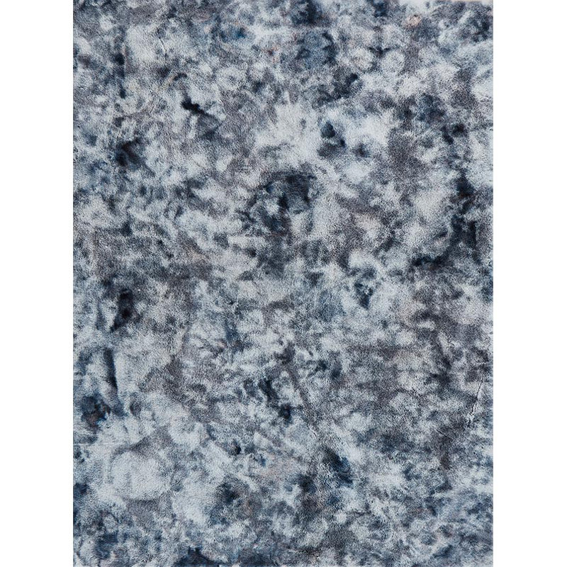 Luxury Chinchilla Faux Fur Rectangular Area Rug