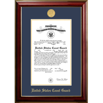 Coast Guard Certificate Classic Picture Frame