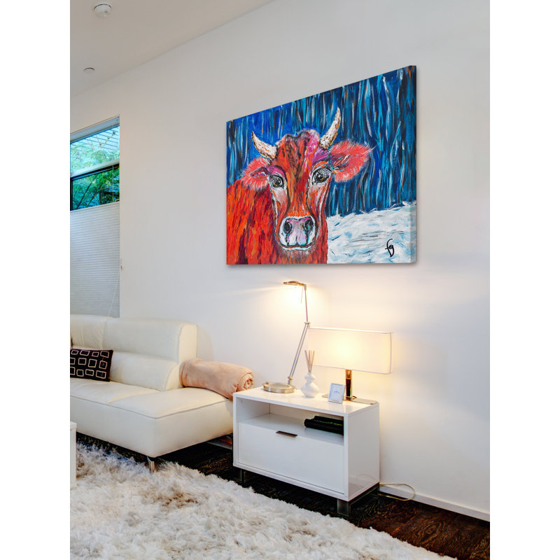 France Gilbert - Wrapped Canvas Painting, 61cm H x 79cm W