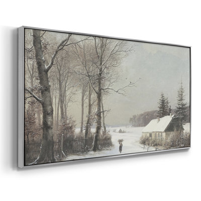 Série paysage - CDVII - Toile tendue avec châssis encadré - Prêt à être accroché