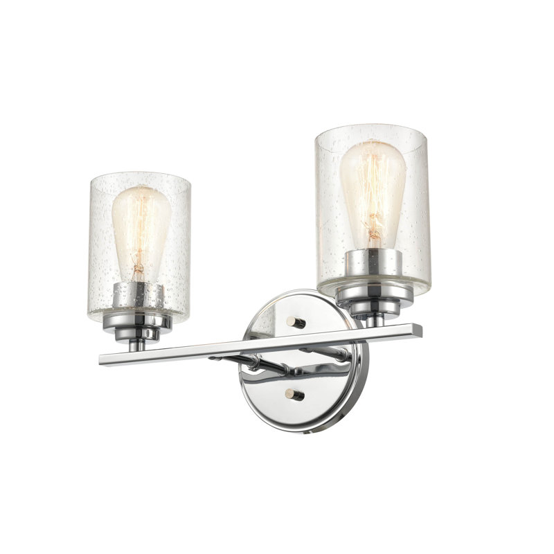 Éclairage de salle de bain à intensité variable 2 lumières Crain, Chrome