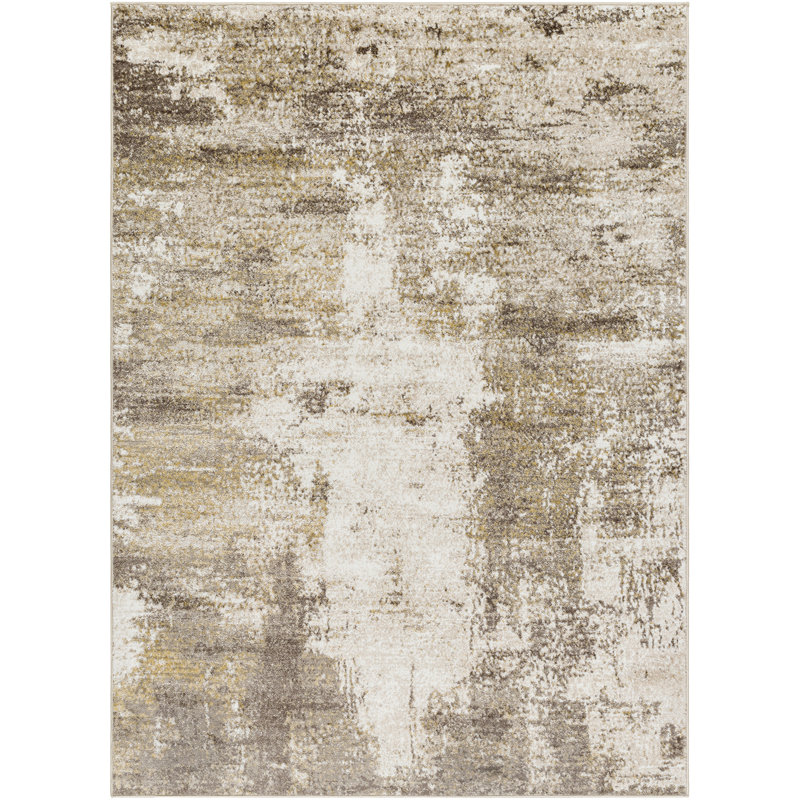 Amneris Abstract Area Rug, Taupe, Rectangle 240 x 305 cm