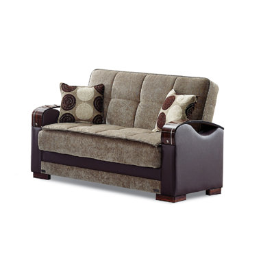 Shingadia 63" Chenille Recessed Arm Loveseat
