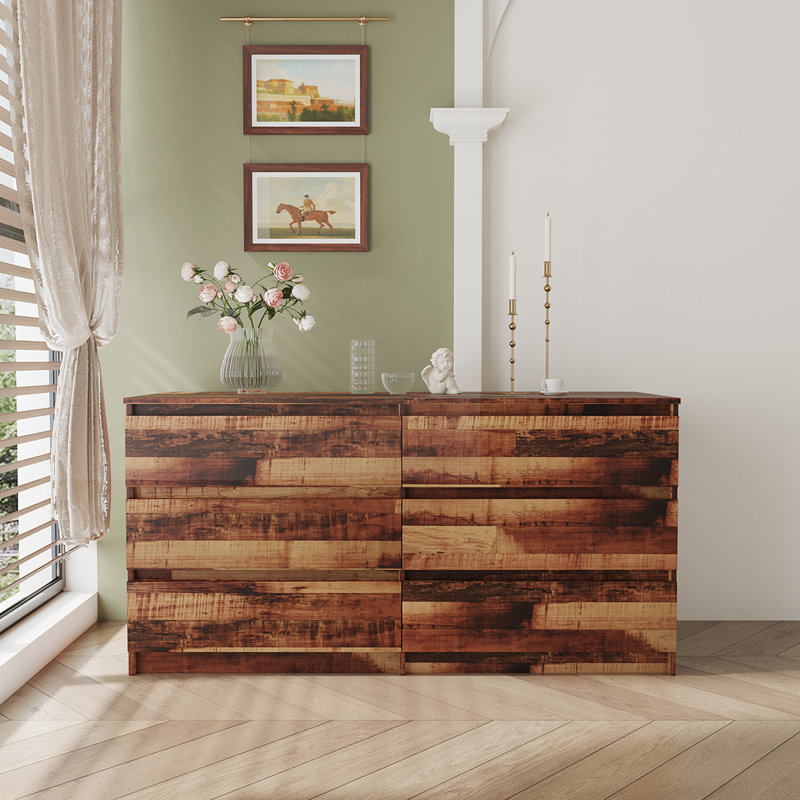 Commode décorative 6 tiroirs Maner