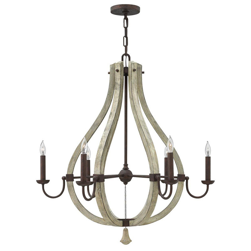 Beloit 6 - Light Candle Style Chandelier